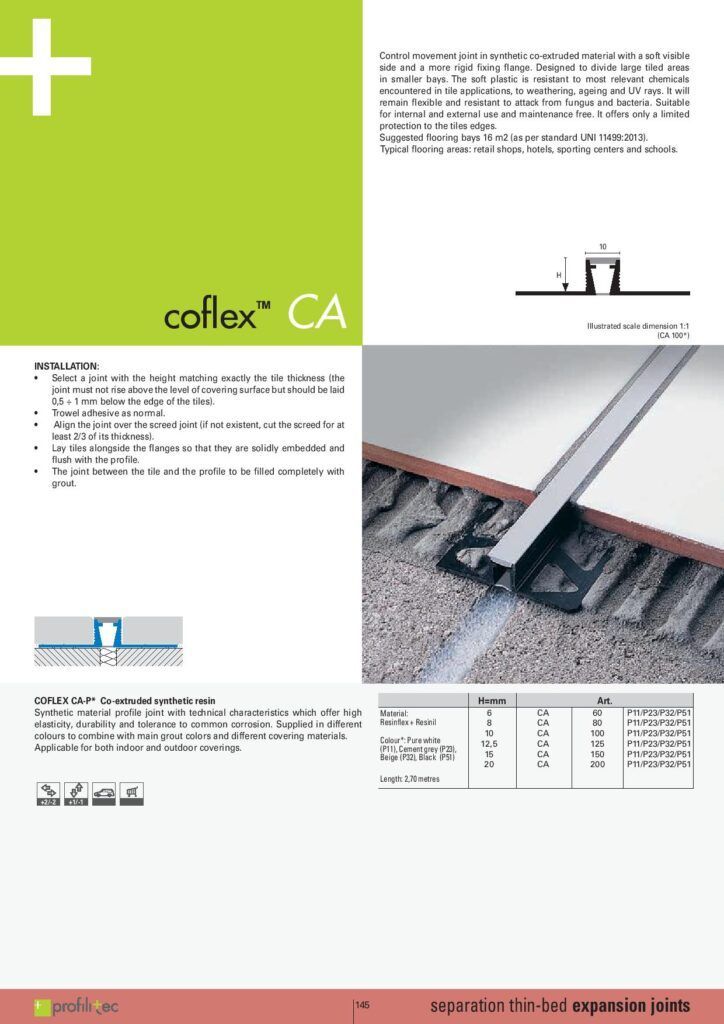 COFLEX CA Profilitec CA giunti EN page 001 724x1024 - COFLEX CA