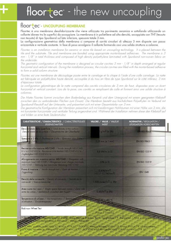 Floortec Rev 2022 2 724x1024 - FLOORTEC Membrana Anti-Fisuri | membrana decuplare | Uncoupling Membrane
