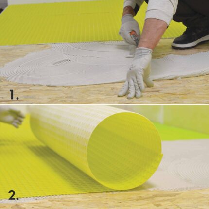 FLOORTEC Membrana Anti-Fisuri | membrana decuplare | Uncoupling Membrane