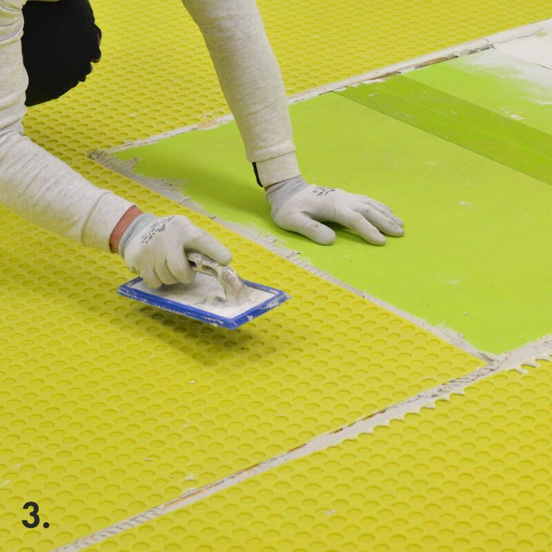 FLOORTEC Membrana Anti-Fisuri | membrana decuplare | Uncoupling Membrane