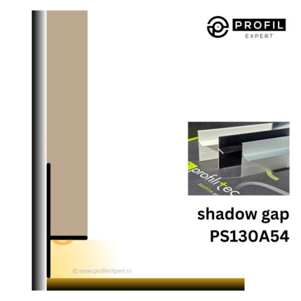 Plinte Metalice Plinta ascunsa – PLANO PS130 AS argintiu mat