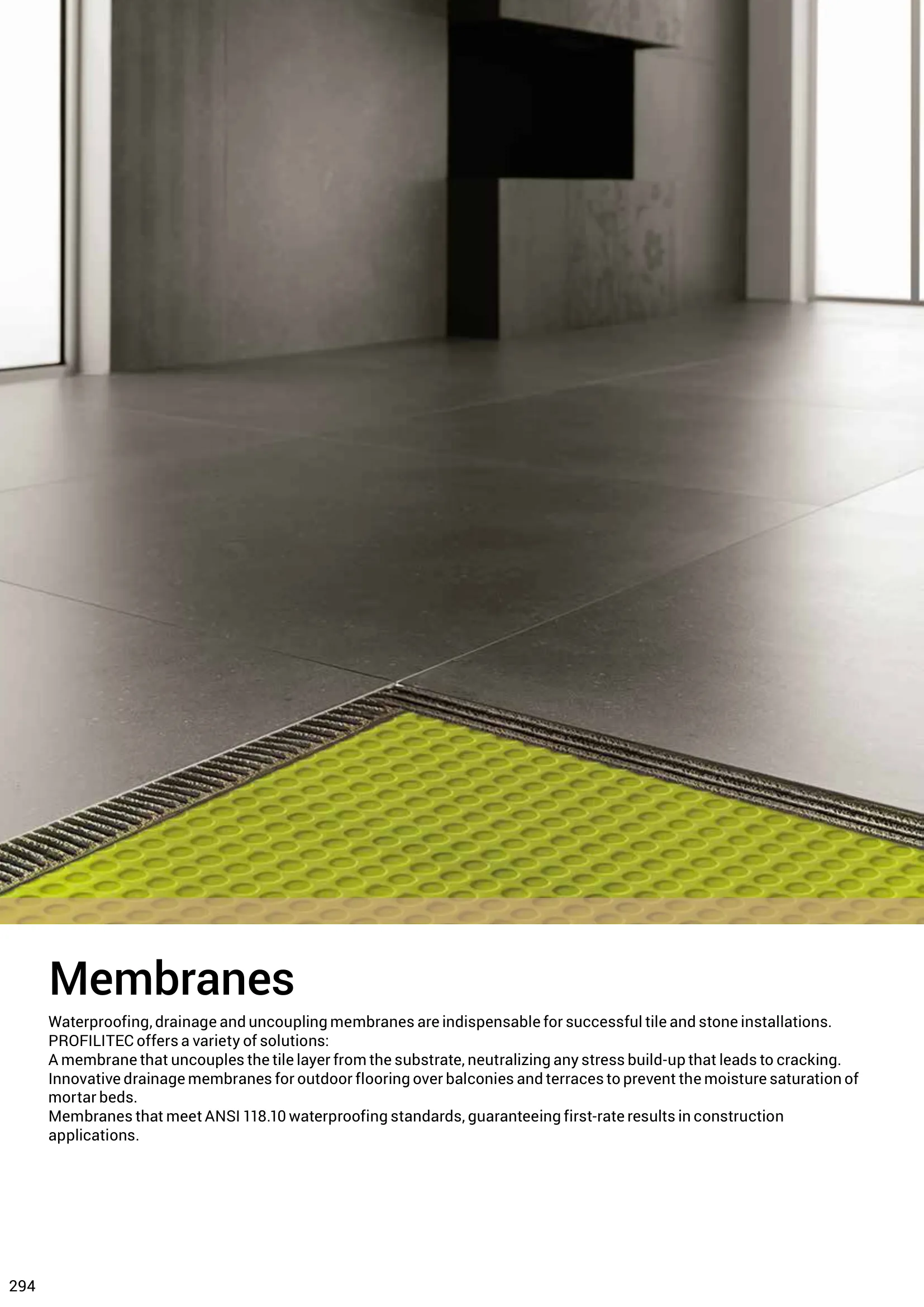 07 Membrane antifisura hidroizolatie - Profile Premium Coltare Treceri Plinte Picuratoare Profile Decor Shadow Gap Profilitec | Profil Expert