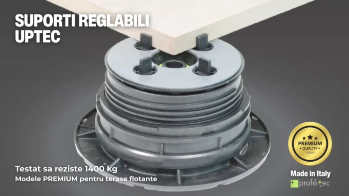 SUPORTI REGLABILI   UPTEC 700x394 - Profile Premium Coltare Treceri Plinte Picuratoare Profile Decor Shadow Gap Profilitec | Profil Expert