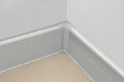 Plinta aluminiu argintiu satinat BI800AS | Plinta | PROFILITEC