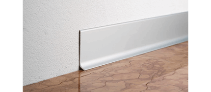 Plinta aluminiu Profilitec Battiscopa BA450ASN | Plinta | PROFILITEC