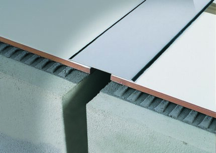 Prag de trecere din inox cu latimi mari Copritec CP-ILN | CP-ILA | Plinta | PROFILITEC