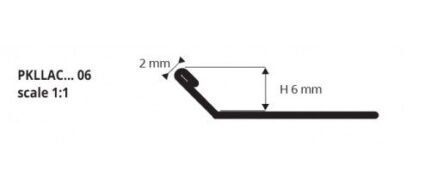 Protectie inox invizibila Prokerlam ceramica taiata in 45 grade | PROGRESS PROFILES