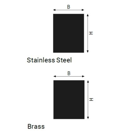 Inserție șlefubilă din alamă naturală Linetec PQ-ON, 10×8/10×10 mm, L=2.7 m – Profil decorativ elegant pentru treceri între pardoseli