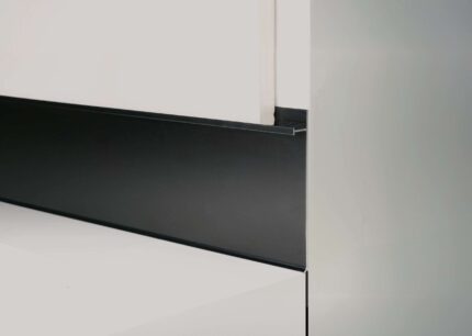 Profil tip plintă și scafă ascunsă Shadow Gap LED | PLANO PS1000A54 negru mat | PROFILITEC