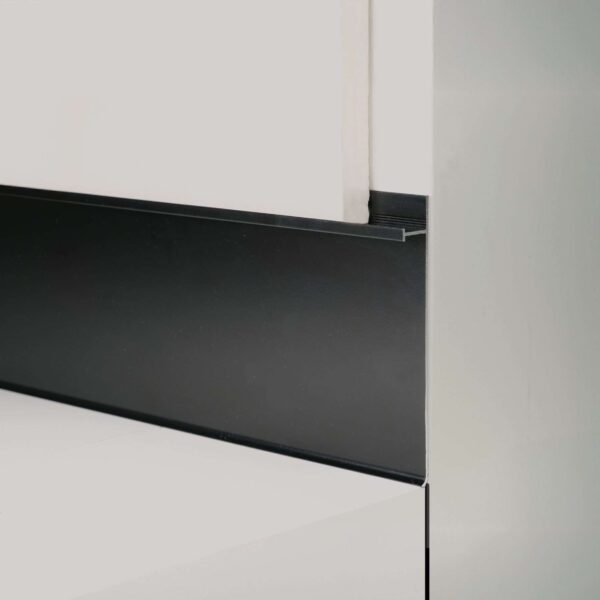 Profil tip plintă și scafă ascunsă Shadow Gap LED | PLANO PS1000A54 negru mat | PROFILITEC