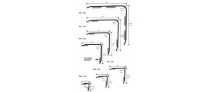 Cornier inox lucios cu diferite latimi pentru protectia peretilor cu/fara adeziv PROEDGE AC | PROFILITEC