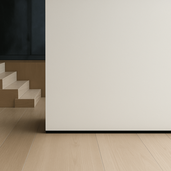 Plinta retrasa – PLANO PS130 negru mat A54