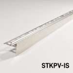 Profil Compensare Panta Dus Walk-In STKP – Inox Periat, Montaj Estetic între Zona Umeda si Pardoseala | PROFILITEC