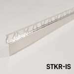 Profil Compensare Panta Dus Walk-In STKP – Inox Periat, Montaj Estetic între Zona Umeda si Pardoseala | PROFILITEC