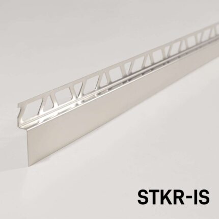 Profil Conic Inox STKR pentru Dus Walk-In – Compensare Panta 2% Pardoseala-Perete, Montaj Invizibil | PROFILITEC