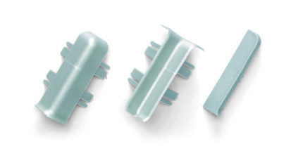 Plinta aluminiu argintiu lemn stejar BI800RON | Plinta | PROFILITEC