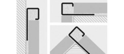 Coltar faianta inox mat Projolly Square PJQSACS | PROGRESS PROFILES