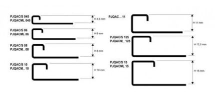 Coltar faianta inox mat Projolly Square PJQSACS | PROGRESS PROFILES