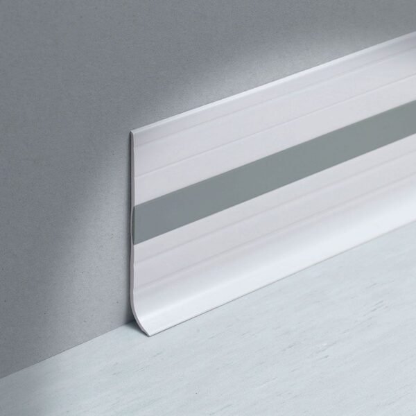 Plinta alba protectie pereti Wallprotection WB100 | Plinta | PROFILITEC