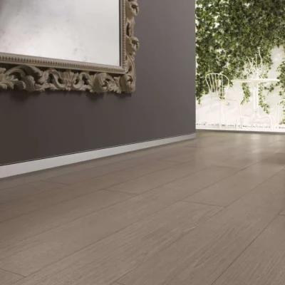 Plinta filomuro retrasa minimalista PLANO BF Profilitec | integrata in peretele de gips-carton, baza + top decorativ interschimbabil – bara 2,7 m