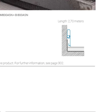 Plinta modulara aluminiu Baseboard BI800 Profilitec | baza interior sau exterior + top interschimbabil in aluminiu sau decor stejar – bara 2,7 m