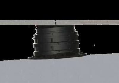 Plot reglabil gresie flotanta SUPAL UpTec Profilitec | suport jos cu cap 3D autonivelant, 28-43 mm