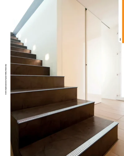 Profil nas treapta Prostair Progress Profiles | inox si aluminiu, variante GRIP, LED, 50 | bara 2,7 m