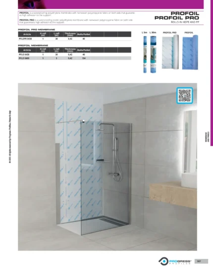 Membrana hidroizolare Profoil Progress Profiles | role si banda