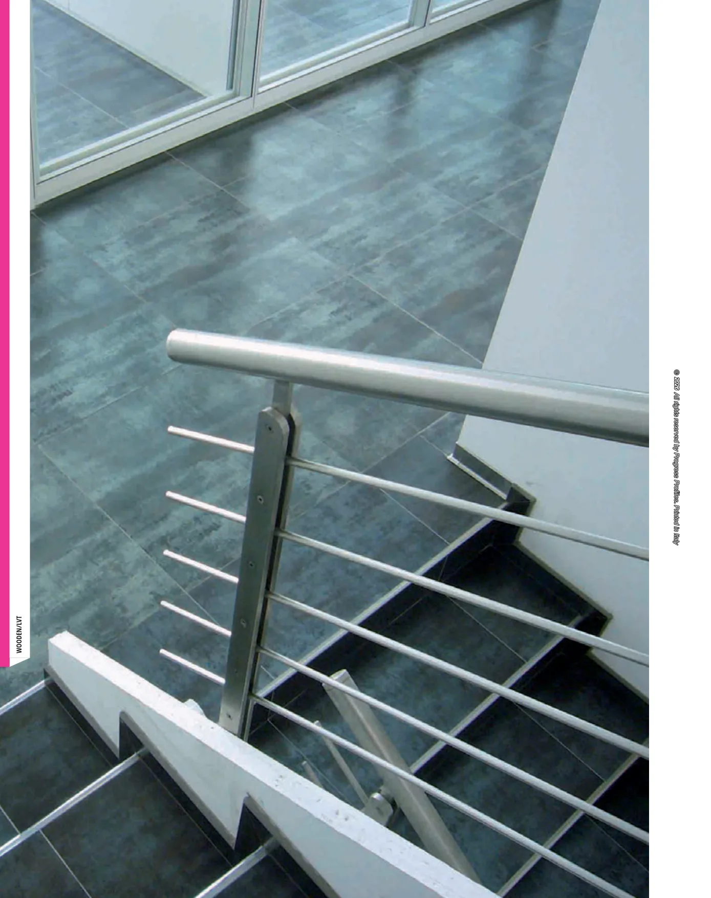 Profil treapta in L parchet si LVT Style Stair L Progress Profiles | aluminiu decor lemn, insert PIN optional cg stylestair style stair l alu progress pro 1 - Profil treapta in L parchet si LVT Style Stair L Progress Profiles | aluminiu decor lemn, insert PIN optional