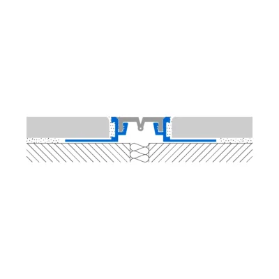 Profil rost dilatatie metalic lat Coflex CBL Profilitec | aluminiu sau alama, insert Resinflex 20 mm de schimb, vizibil 26 mm – bara 2,7 m