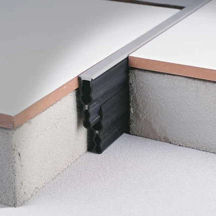 Profil rost dilatatie modular pentru sapa Coflex CM Profilitec | sistem CM300 + extensii CM200 + baza CMB300, insert 3 culori – bare 2,7 m