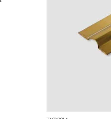 Profil capac cabluri Coprifilo STC30 Profilitec | vizibil 30 mm, alama lucioasa, mascare tevi – bara 2,7 m