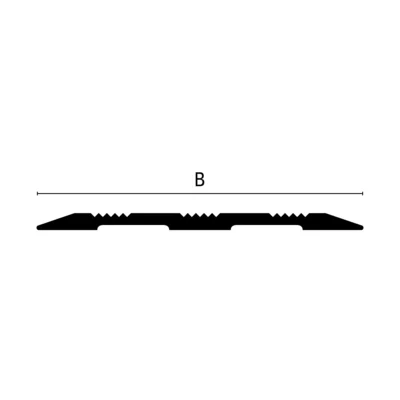 Capac rost dilatatie Copritec CP Profilitec | inox, aluminiu sau alama, B 60-100 mm, autoadeziv sau cu suruburi – bara 2,7 m
