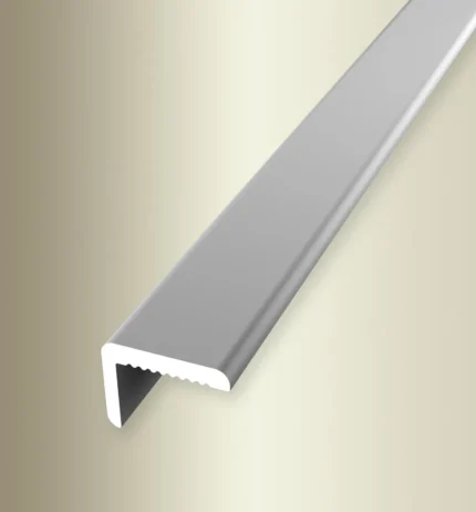 Cornier mini perete Küberit 279 | colt 7 x 7 mm cu colturi rotunde prefabricate, si negru – bare 2,55 / 3,05 m
