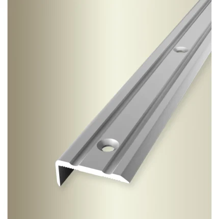 Cornier protectie muchie aluminiu Küberit 236 | profil de colt 10×10 mm, autoadeziv, decoruri lemn – bare + piese de colt preformate