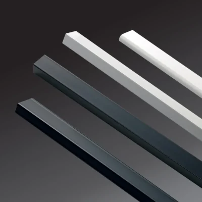 Profil semirotund DIY UN Profilitec | semirotund tip bullnose cu inaltime de 6 mm, pentru finisaje rotunjite | bare 2 m, aluminiu anodizat