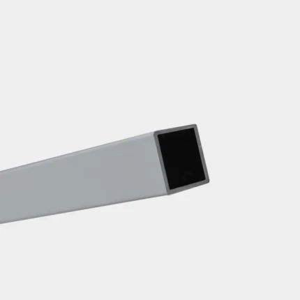 Teava patrata DIY TQ Profilitec | teava patrata cu perete de 1 mm | bare 2 m, aluminiu anodizat