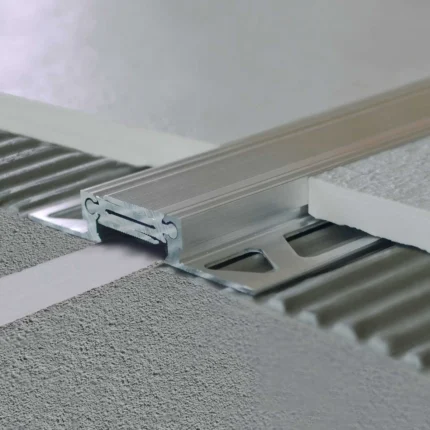 Profil rost dilatatie glisant compact Jointec GAS aluminiu sub pardoseala Profilitec