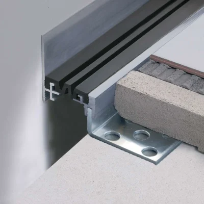 Profil rost dilatatie perimetral perete-pardoseala Jointec GMP-GMLP Profilitec | insert 37-47 mm, H 35-75 mm – bara 3 m