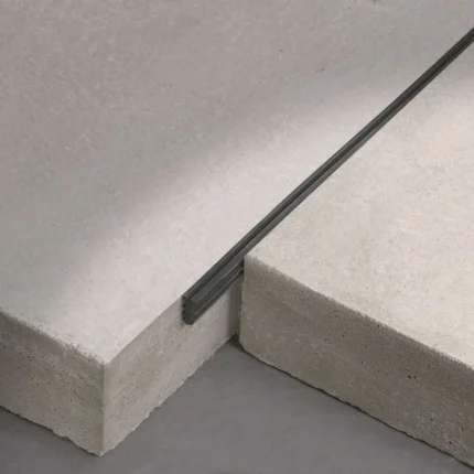 Profil rost de control beton Jointec GT Profilitec | rasina cu fir de fibra de sticla, H 13 mm, negru, vizibil 3,5 mm – rola 200 m