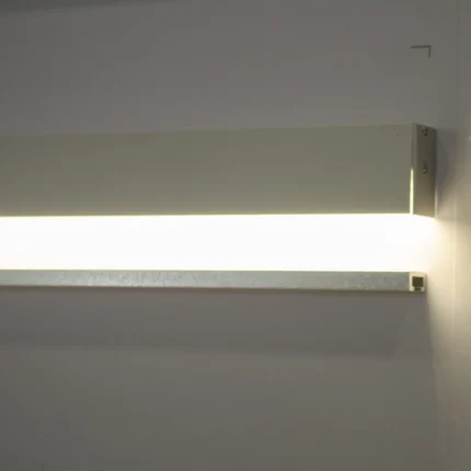 Profile LED aluminiu LEL / LEB / LEM Profilitec | aplicat, pentru gips-carton sau filomuro la nivel cu peretele, cu difuzoare policarbonat – bare 2 m