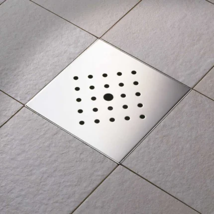 Capac scurgere placabil PD Profilitec | inox periat, 100/150/200 mm, pentru gresie de 8 sau 10 mm – scurgere invizibila