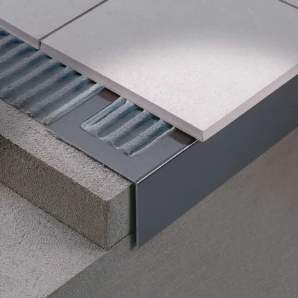 Coltar picurator in L pentru gresie balcon Bordertec BO Profilitec Profilitec - poza oficiala producator
