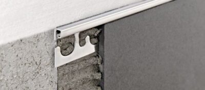 Coltar faianta patrat Projolly Square LT Progress Profiles | pentru placari subtiri, bagheta de colt din inox lustruit sau satinat