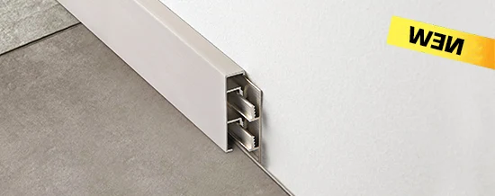 Plinta minimalista din aluminiu Proskirting List Progress Profiles | fata plana, H 40/80 mm, finisaje anodizate si vopsite RAL – bara 2 m Plinta minimalista din aluminiu Proskirting List Progress Profiles | fata plana, H 40/80 mm, finisaje anodizate si vopsite RAL – bara 2 m