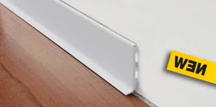 Plinta PVC Skirting 6014 Progress Profiles | H 60 mm, rasina vinilica expandata, culori uni – bara 2,4 m