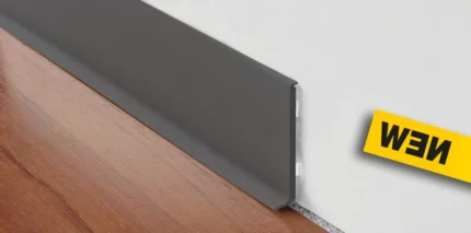 Plinta PVC Skirting 8014 Progress Profiles | H 80 mm, rasina vinilica expandata, culori uni – bara 2,4 m