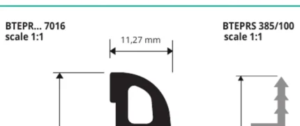Plinta PVC flexibila in rola 50 m Skirting Progress Profiles | H 60 si 120 mm, pentru pereti curbi si spatii sanitare