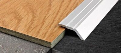 Profil de trecere din aluminiu compensare nivel Prolevall 32 Progress Profiles | autoadeziv sau perforat, aluminiu anodizat, imbinare intre pardoseli