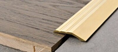 Profil de trecere din alama pardoseli inegale Prolevall 33 Progress Profiles | alama lustruita extrudata, autoadeziv sau perforat